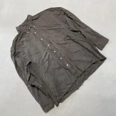 AMERICAN EAGLE OUTFITTERS シャツ 長袖 チェック柄 綿