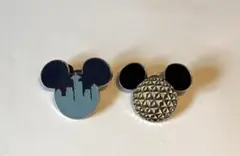 ミッキーマウス ピンバッジセット