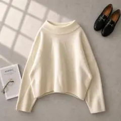 ★美品◆アーバンリサーチロッソ◆ ショートハイネックホールニットのサムネイル