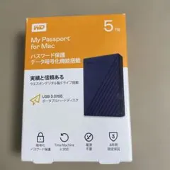 訳あり品　ウエスタンデジタルWD Mac用ポータブルHDD 5TB