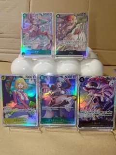 ワンピースカード SR 5枚セット まとめ売り（ウタ、ナミ、ペローナ他）