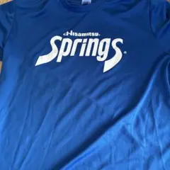 HISAMITSU Springs ロゴシャツ 青