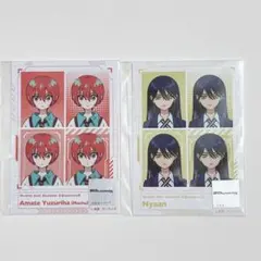 ガンダム　ジークアクス　ミニゲーム　ミニイラストシート　マチュ　ニャアン