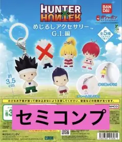 ゆ*た様 ハンターハンター めじるしアクセサリー キャラクターフルコンプリート ハンターハンター めじるしアクセサリーG.I.編 コンプリートセット