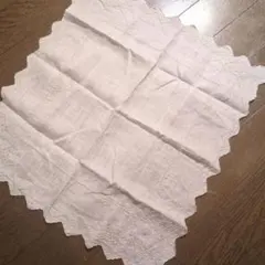 WAKO 銀座和光 刺繍 ハンカチ ホワイトのサムネイル