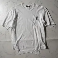 【美品】コムデギャルソン　アシンメトリー　半袖Tシャツ　ロゴプリント　XXLのサムネイル