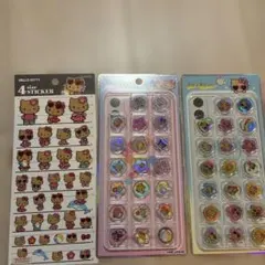 サンリオ ハローキティ キラコロ　Kira coroシール 3点セットのサムネイル