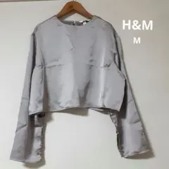 【H&M】 トップス　 シャンパンベージュピンク Mサイズ