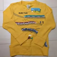 【新品タグ付き】新幹線プリント トレーナー 120