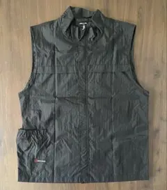 【未使用に近い】コムサイズム アウトドア ナイロンベスト ブラック L