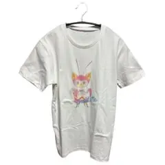 キャラクターグラフィック ホワイトTシャツ S