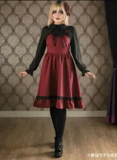 ワンティパ×アベイル　JSK＋ブラウスセット　Wonder Tea Partyのサムネイル