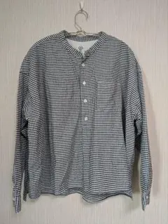 [D.M.G / ディーエムジー] プレミアムオックス スタンドカラーシャツ