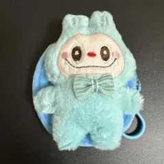 週末セール。ラブブ　水色 ぬいぐるみ円型ポーチ