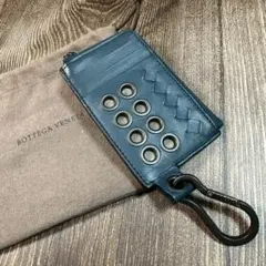 ボッテガヴェネタ　コインケース　カラビナ付　ミニ財布