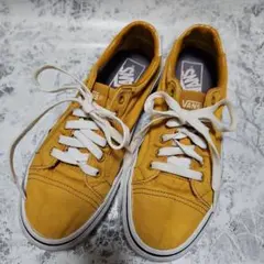【VANS 】バンズ スニーカー イエロー マスタード スケボー 23.5cm