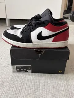 NikeAir Jordan 1 Low サイズ11 ブラック/ホワイト/レッド