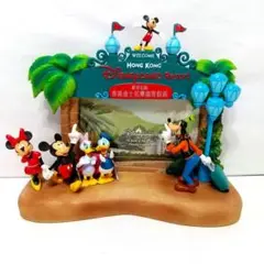 【訳あり】香港ディズニーランド フォトフレーム ミッキー ミニー グーフィー