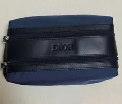 Dior ディオール メンズ ノベルティ ポーチ ブラック ネイビー レザー DIOR メンズ ノベルティ ポーチ｜Yahoo!フリマ（旧PayPayフリマ）