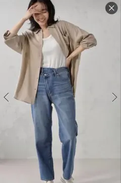 and ST ブルーデニムパンツ