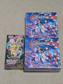 ニンジャスピナー2BOXと MEGAドリームEX 1BOX 【シュリンク付き】