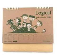 【SNOOPY】スヌーピー　ロジカル卓上カレンダー2026 ピーナッツ　1冊