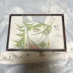 鬼滅の刃 ufotable ダイニング缶バッジ ポストカード 童磨 セット 鬼滅の刃 ufotable ダイニング缶バッジ ポストカード 童磨