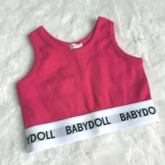 BABYDOLL ミニ丈タンクトップ