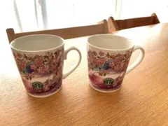 スターバックス 桜のマグカップ 2個セット