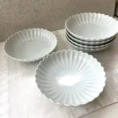 たち吉　白菊　銘々皿6枚セット