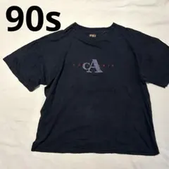 90s USA カリフォルニア 刺繍 スーベニアTシャツ シングルステッチ XL