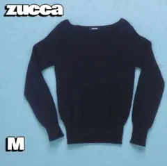 zucca 黒 セーター Mサイズ ウール100%
