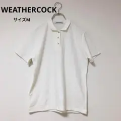 【WEATHERCOCK】ウェザーコック　ポロシャツ　おしゃれボタン　トップス
