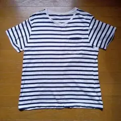 GU ボーダー Tシャツ コットン100%