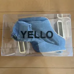完売アイテム‼️ yellowデニムヒール/M 箱付き - メルカリ