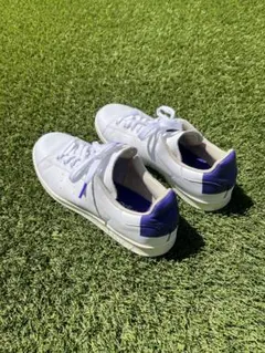 adidas Stan Smith ホワイト/パープル　ホワイトスニーカー