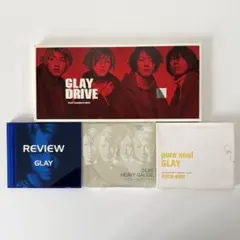 【GLAY】CDアルバムおまけ付き(冊子•当時広告•シール•カード)4枚セット