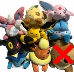 K*I様 ポケモンもふぐっとぬいぐるみ イーブイフレンズ おひるねversion K*I様 ポケモンもふぐっとぬいぐるみ イーブイフレンズ おひるね