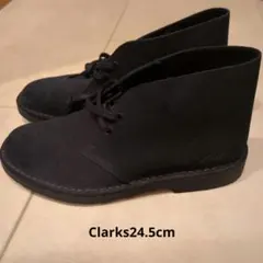Clarks Desert Boot ブラック スエードのサムネイル