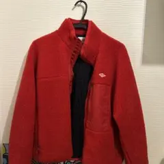 DANTON フリースジャケット S レッド