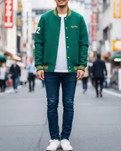 HYSTERIC スタジャン グリーン/アイボリー 2025年最新】Hysteric