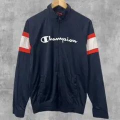champion チャンピオン L ネイビー ナイロンジャケット メンズ ジップ