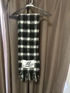 Marni ドット柄 マフラー グレー/ブラック 23AW - メルカリ