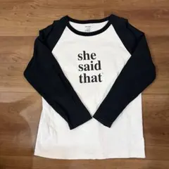 ニコアンド she said that × niko and… コラボロンT