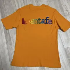 サンタフェ ワッフル Tシャツ オレンジ バックロゴ刺繍 レインボー 半袖のサムネイル