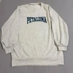 PETALUMA ロゴプリント スウェット トレーナー