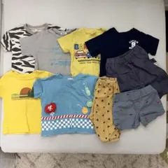 【まとめ】子供服 半袖Tシャツ6枚 パンツ3枚男の子90