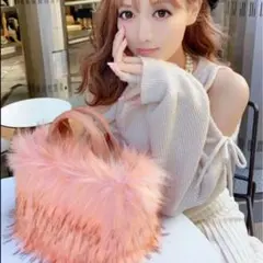 新品 Rady ノベルティ ファーバッグ ハンドバッグ