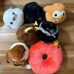 ふくふくシマエナガ　スズメ　カラス　など　ぬいぐるみ　クッション　セット 2025年最新】ふくふくカラス＆スズメの人気アイテム - メルカリ