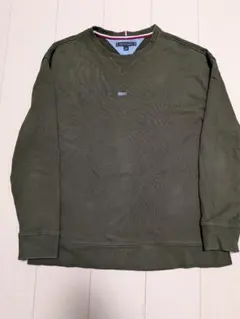 TOMMY HILFIGERトミーヒルフィガースウェット トレーナー カーキ長袖